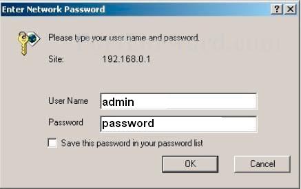 Default Password for Netgear Router WGR614v10