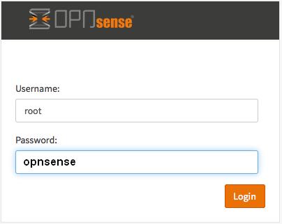 OPNsense default root password