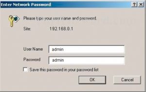 Default Password for Tenda Router