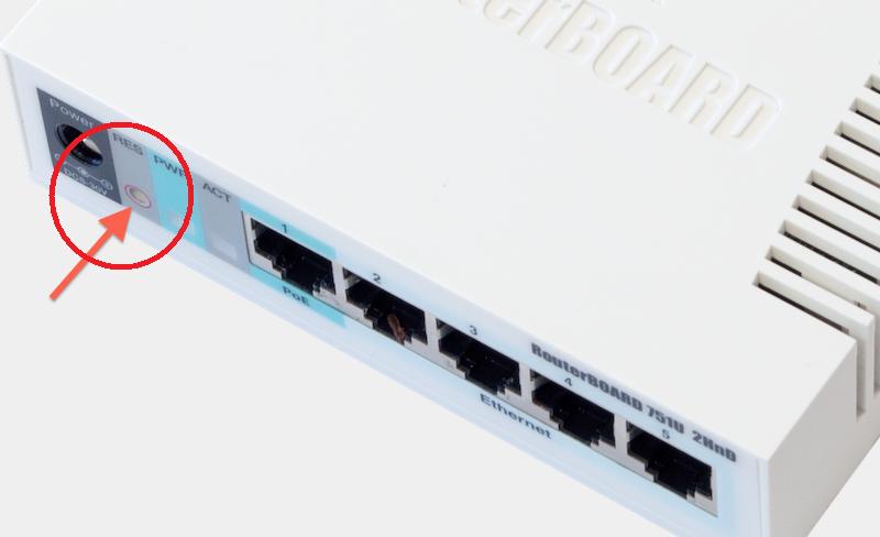 Factory Reset MikroTik Router