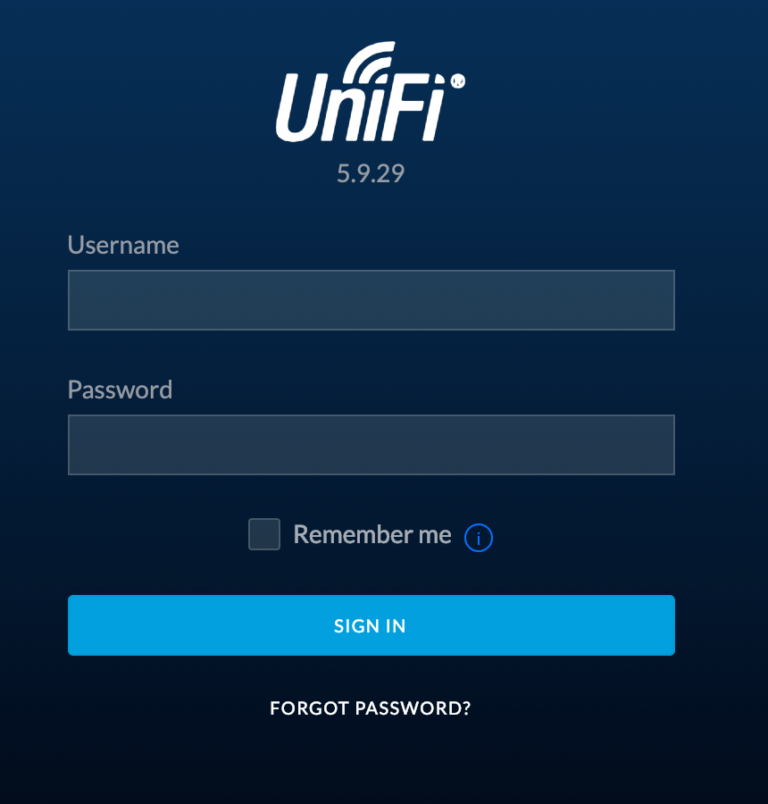 unifi cloud key gen2 plus default password